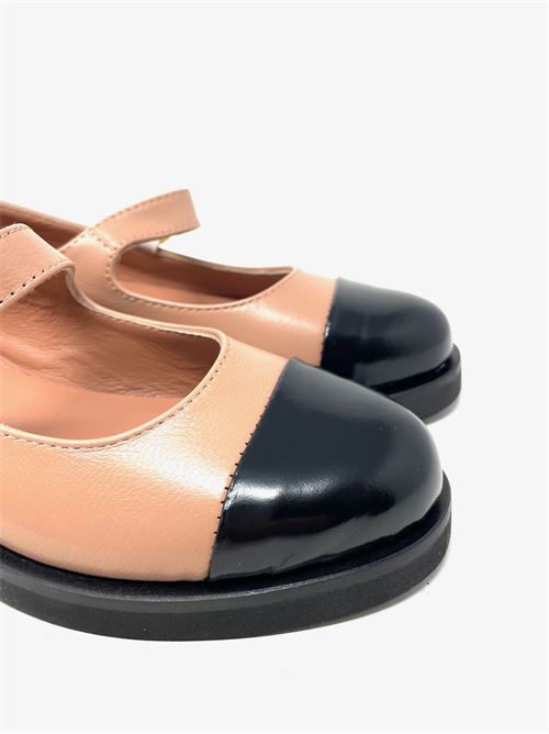 Ballerina bicolor donna con cinturino IL LACCIO | 5059NAPPATAUPE